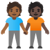 people holding hands, medium-dark skin tone, dark skin tone